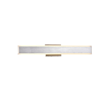 LED Brushed Aluminum Vanity Light, Solstar, Selectable CCT